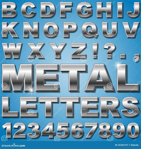 metalic lettering display box|Amazon.com: Metal Letters And Numbers.